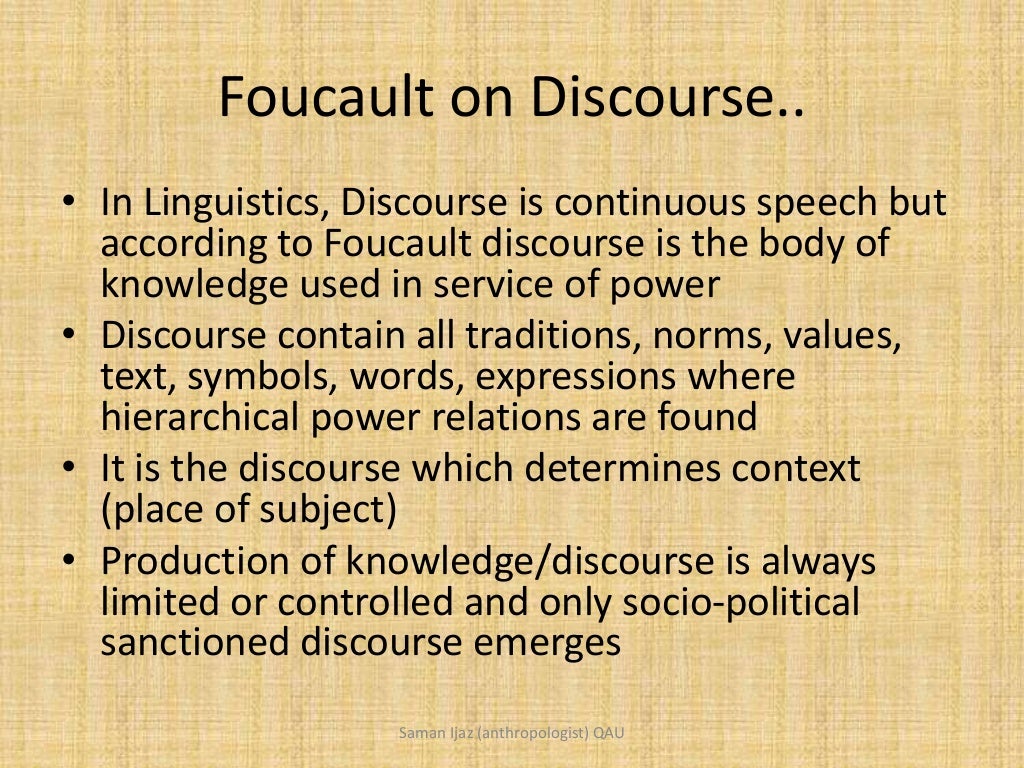 Post Structuralism (Derrida, Foucault, Jean)