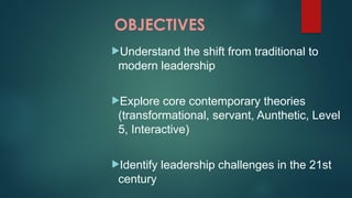Comprehensive Overview of Contemporary Leadership Theories and ...