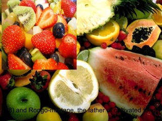 (8) and Rongo-ma-tane, the father of cultivated food