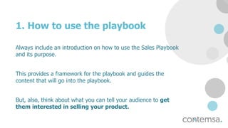 How to Write a B2B Sales Playbook | PPT