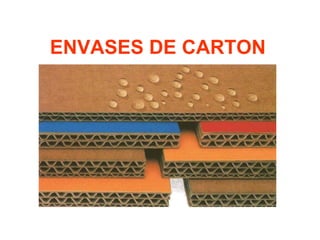 ENVASES DE CARTON
 
