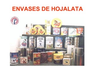 ENVASES DE HOJALATA
 