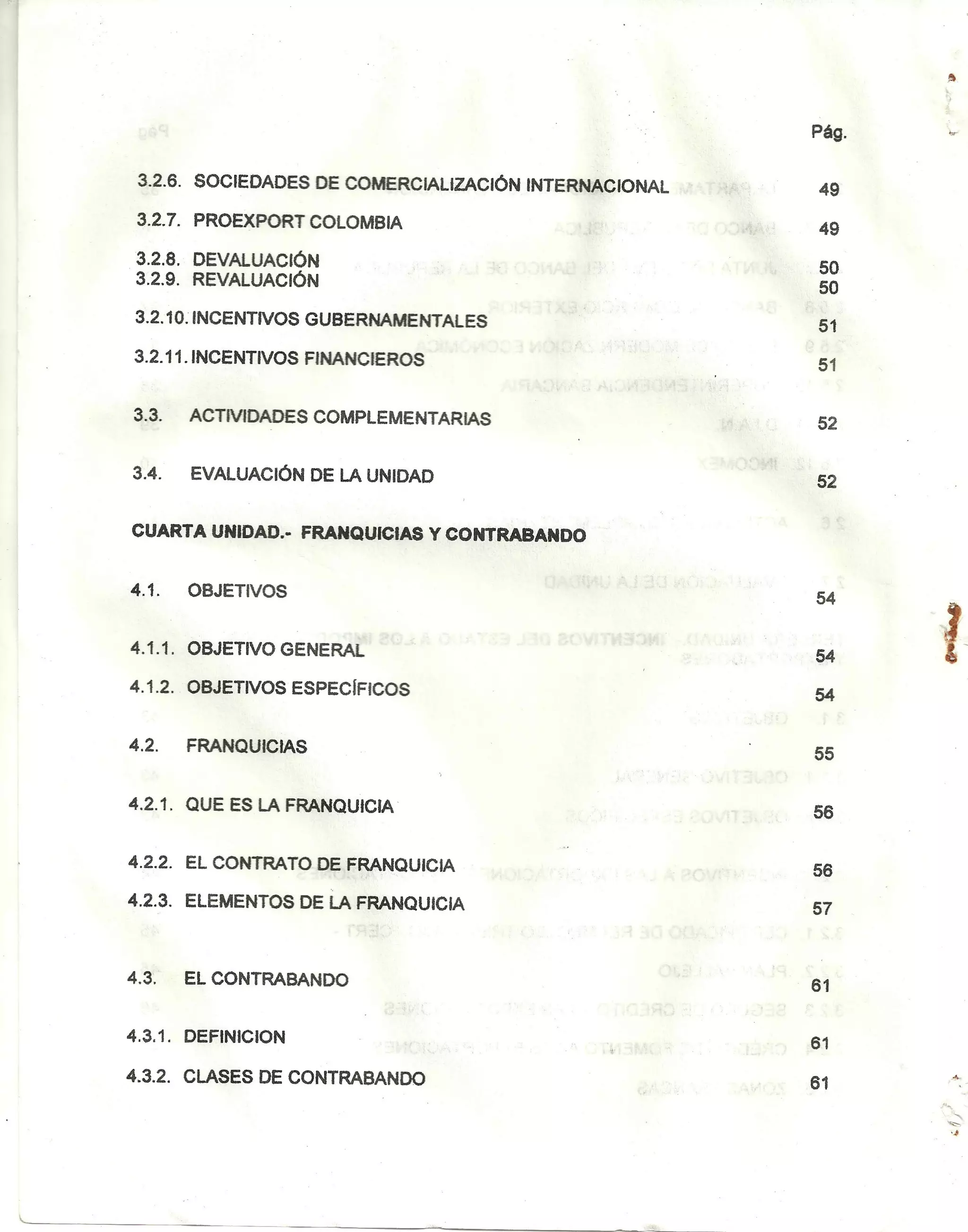 Contenido Comercio Internacional