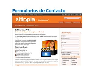 Formularios de Contacto
 
