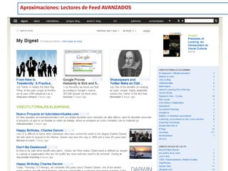 Aproximaciones: Lectores de Feed AVANZADOS
 