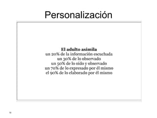 Personalización
52
 