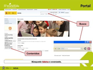 Portal Búsqueda  básica  o avanzada. Busca Contenidos  