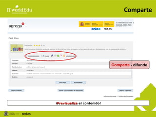 Comparte ¡ Previsualiza  el contenido! Comparte  - difunde 