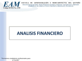 ANALISIS FINANCIERO  