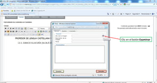 Clic en el botón  Examinar 