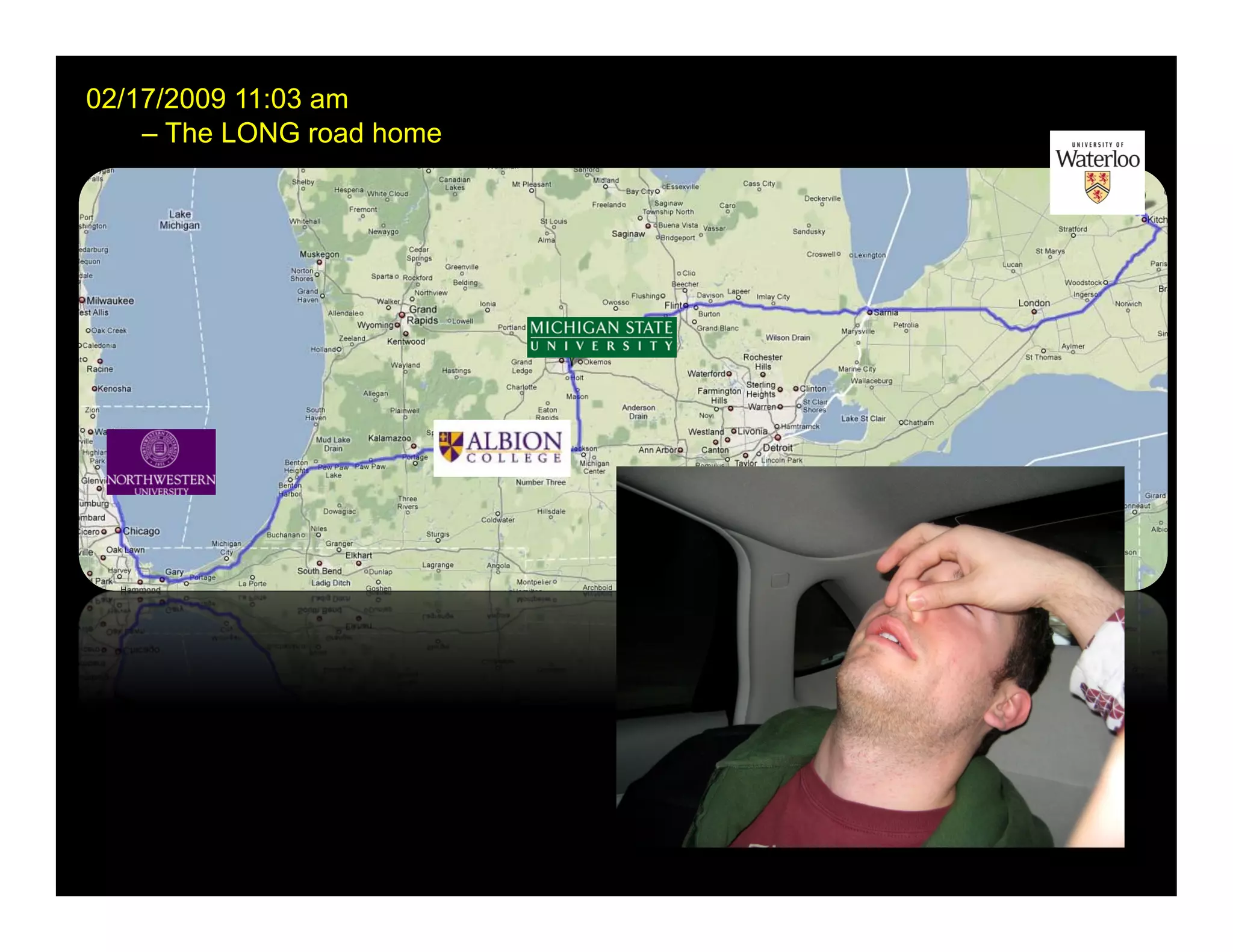 02/17/2009 11:03 am
    – The LONG road home
 