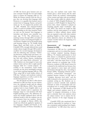 Content based instruction | PDF