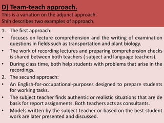 Content based instruction presentation. | PPTX