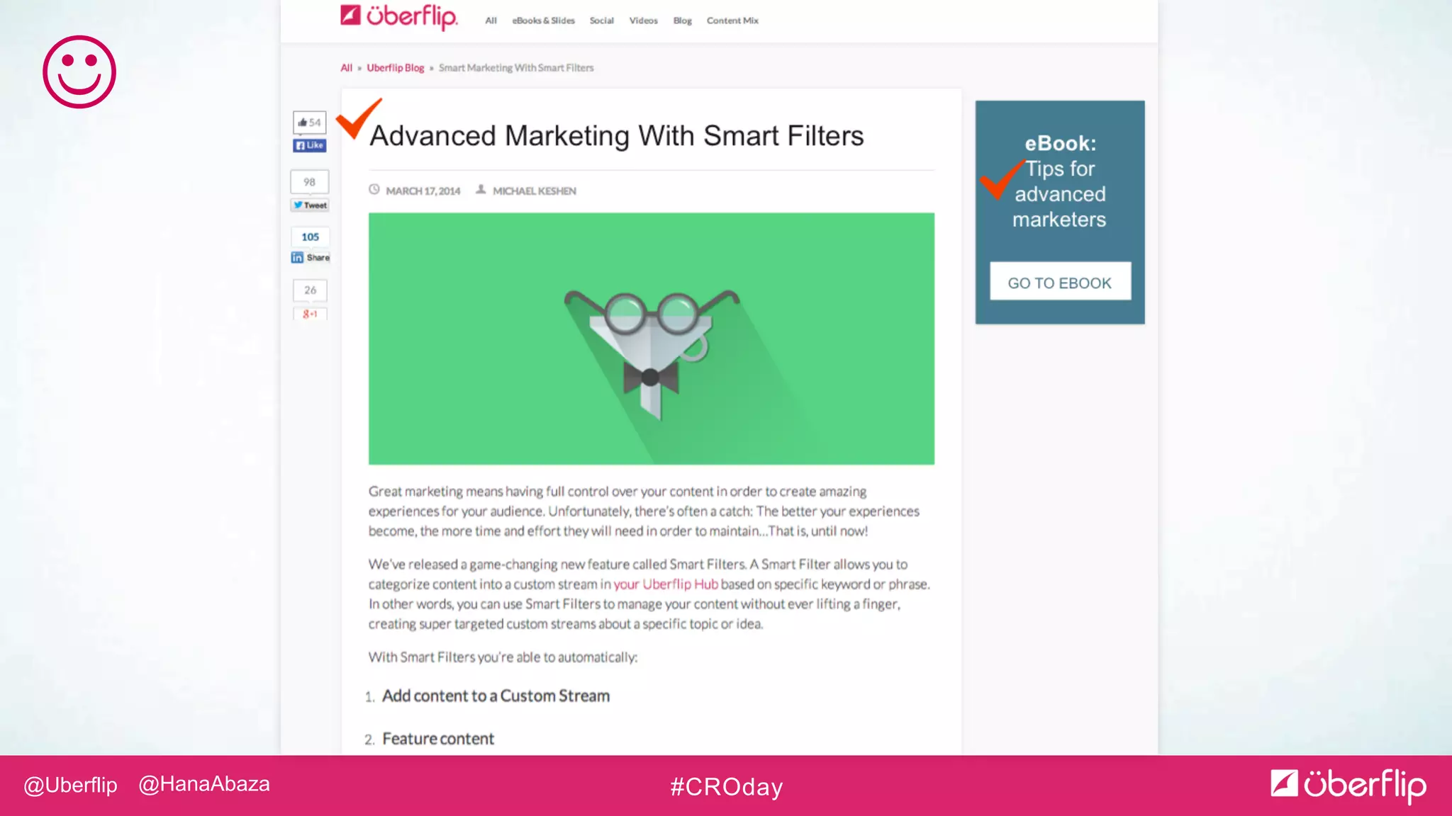 @Uberflip #CROday@HanaAbaza

 