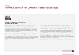 CONTENT CURATION FOR LEARNING. | PDF