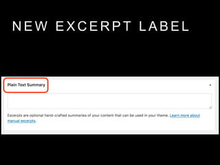 N E W E X C E R P T L A B E L
 