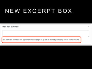 N E W E X C E R P T B O X
 