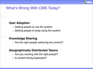 Content Management Meets Facebook