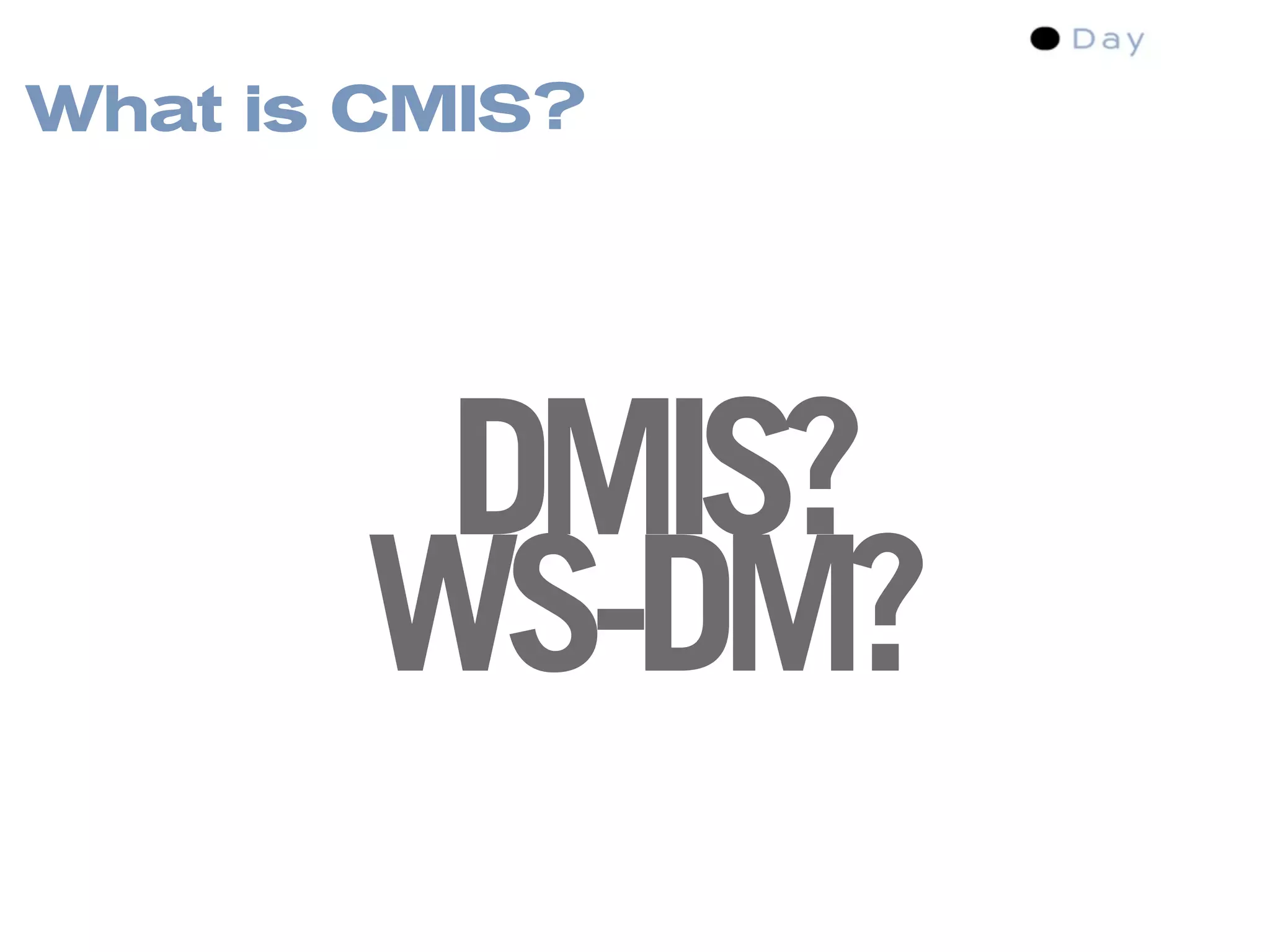 Content Management Standards