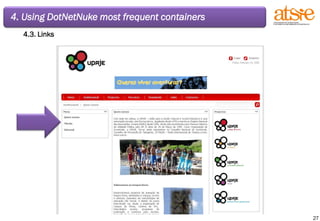 4. Using DotNetNuke most frequent containers 4.3. Links 