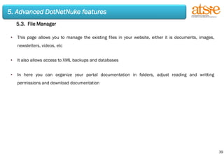 Content Management Training