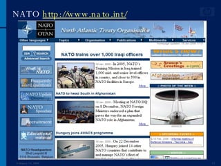 NATO  http://www.nato.int/ June 1, 2009 