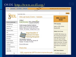 OSDL   http://www.osdl.org/ June 1, 2009 