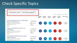 Check Specific Topics
 