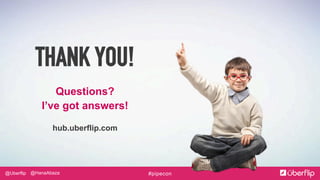 @Uberflip #pipecon@HanaAbaza
THANK YOU!
Questions?
I’ve got answers!
hub.uberflip.com
 