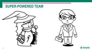 39
SUPER-POWERED TEAM
 