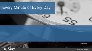 - Mashable 
#CONTENTPROMO 
Every Minute of Every Day 
 