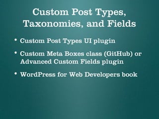 Organizational Requirements
• Personnel bios
• Sorted alphabetically
• Research projects
• Sorted by date
• Tools
• Sorted by hierarchy
 