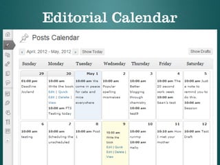 Content Audit (again)
 