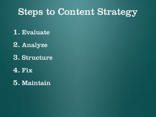 How do we get there from here?
?
 