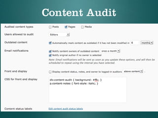 Content Audit
 