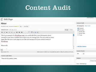 Content Audit
 