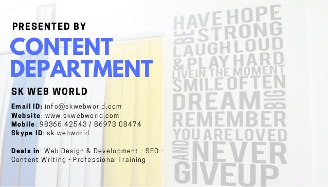 certificate course in content writing