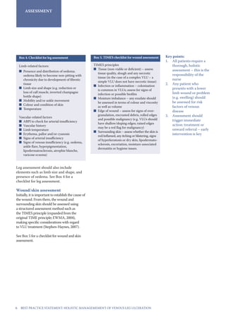 Holistic Management of Venous Leg Ulceration | PDF