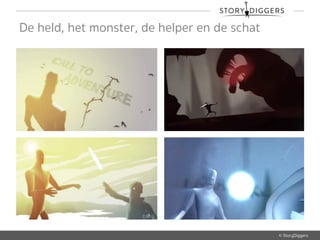 © StoryDiggers
De held, het monster, de helper en de schat
 