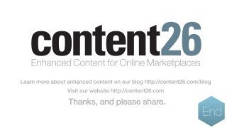 Content26 Guide to Amazon-Built Content