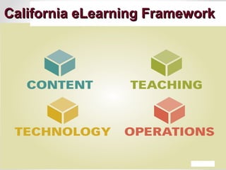 California eLearning Framework
 