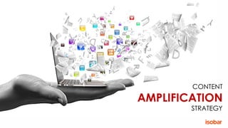 CONTENT
AMPLIFICATION
STRATEGY
 