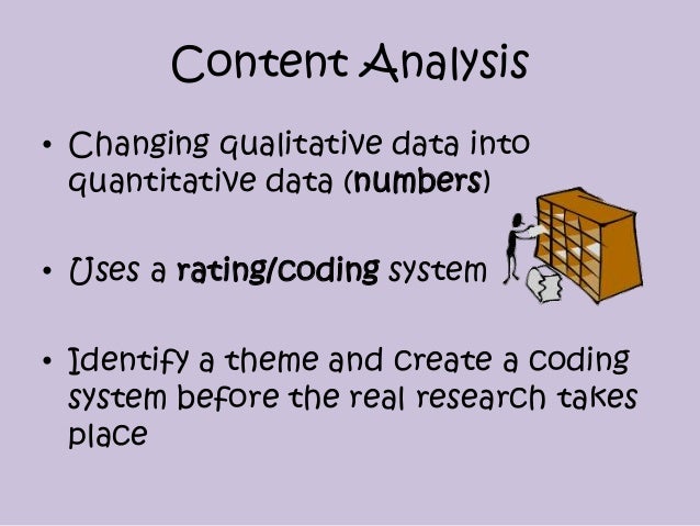 Content analysis