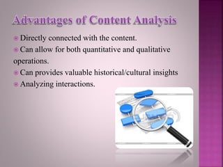 Content analysis slides | PPTX