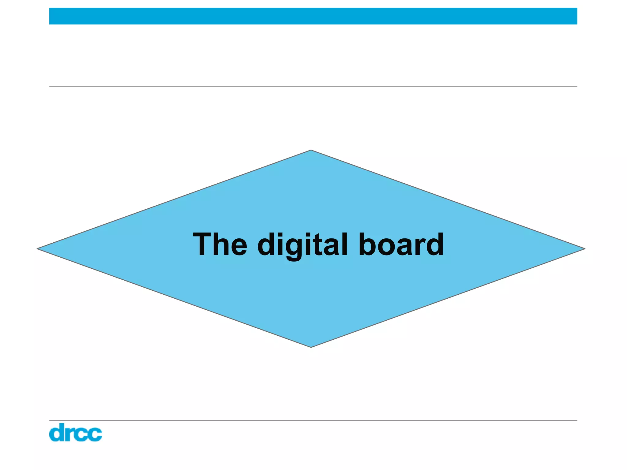 The digital board
 