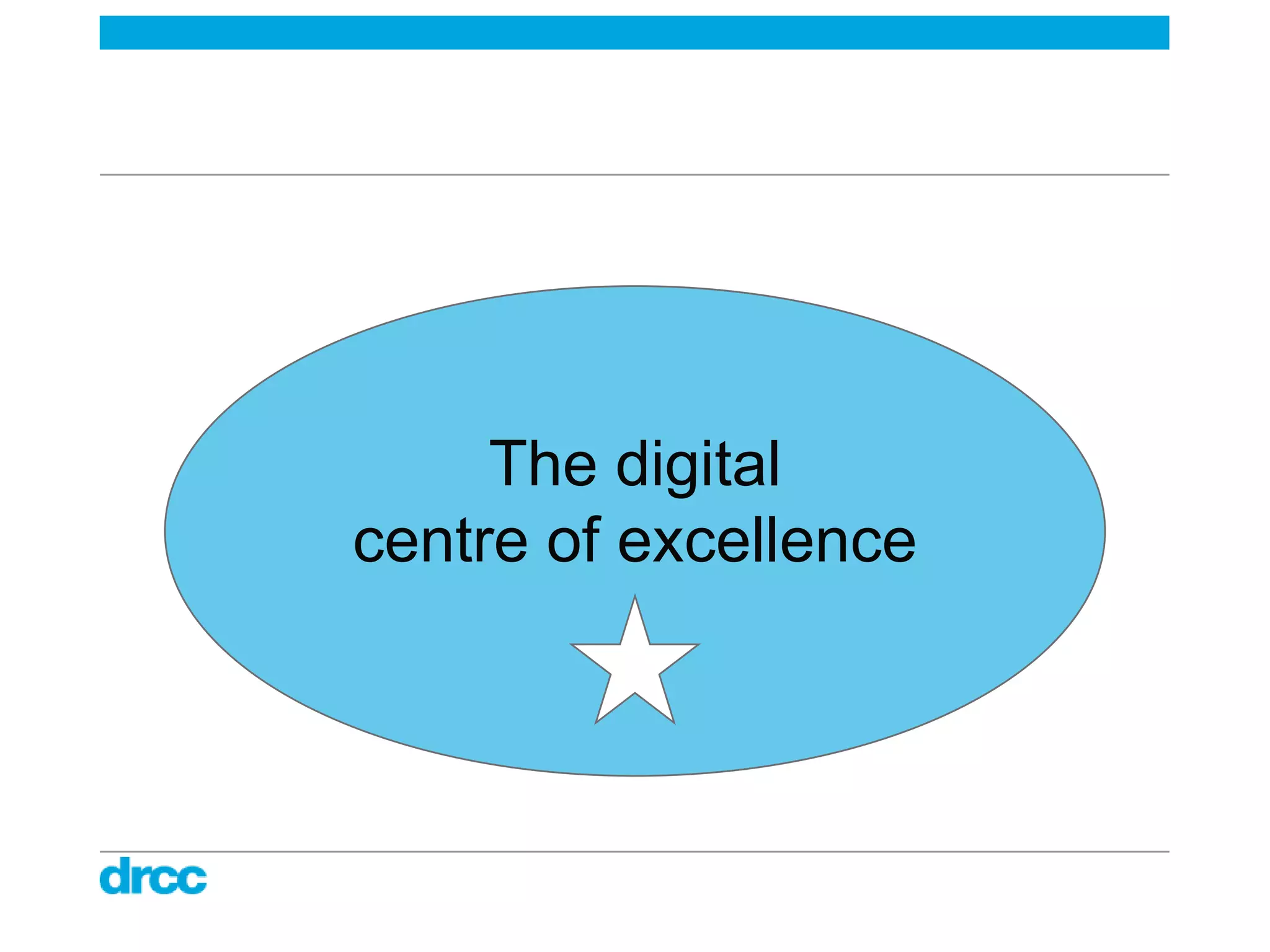 The digital
centre of excellence
 