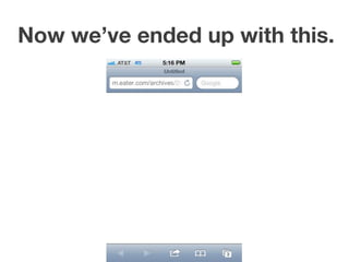 Now we’ve ended up with this.
 