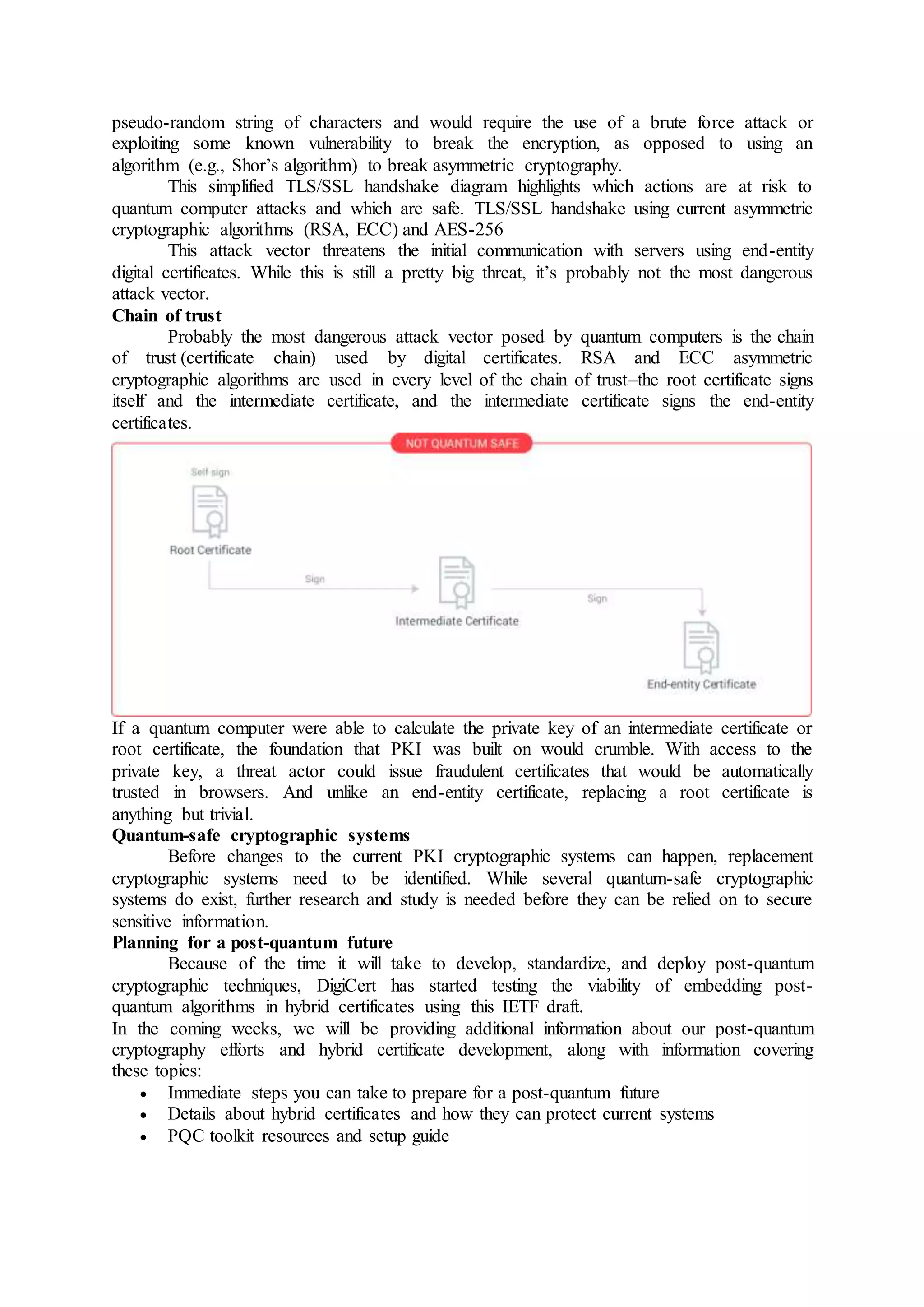 POST-QUANTUM CRYPTOGRAPHY | DOCX