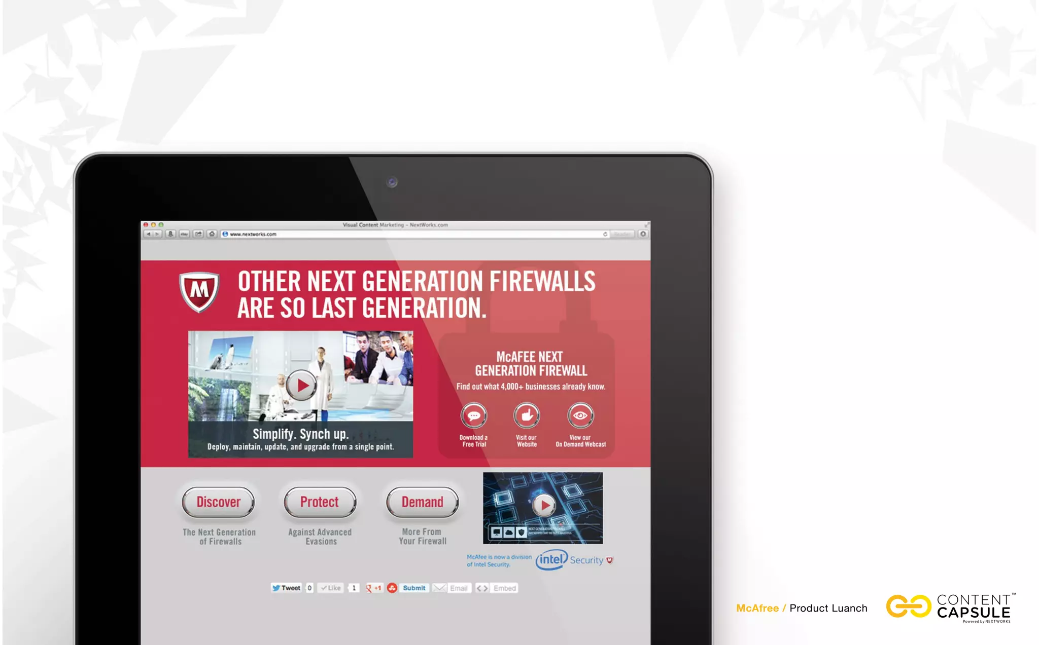 McAfree / Product Luanch
 