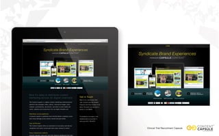 Clinical Trial Recruitment Capsule
 